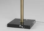 Leary LED Floor Lamp Brass