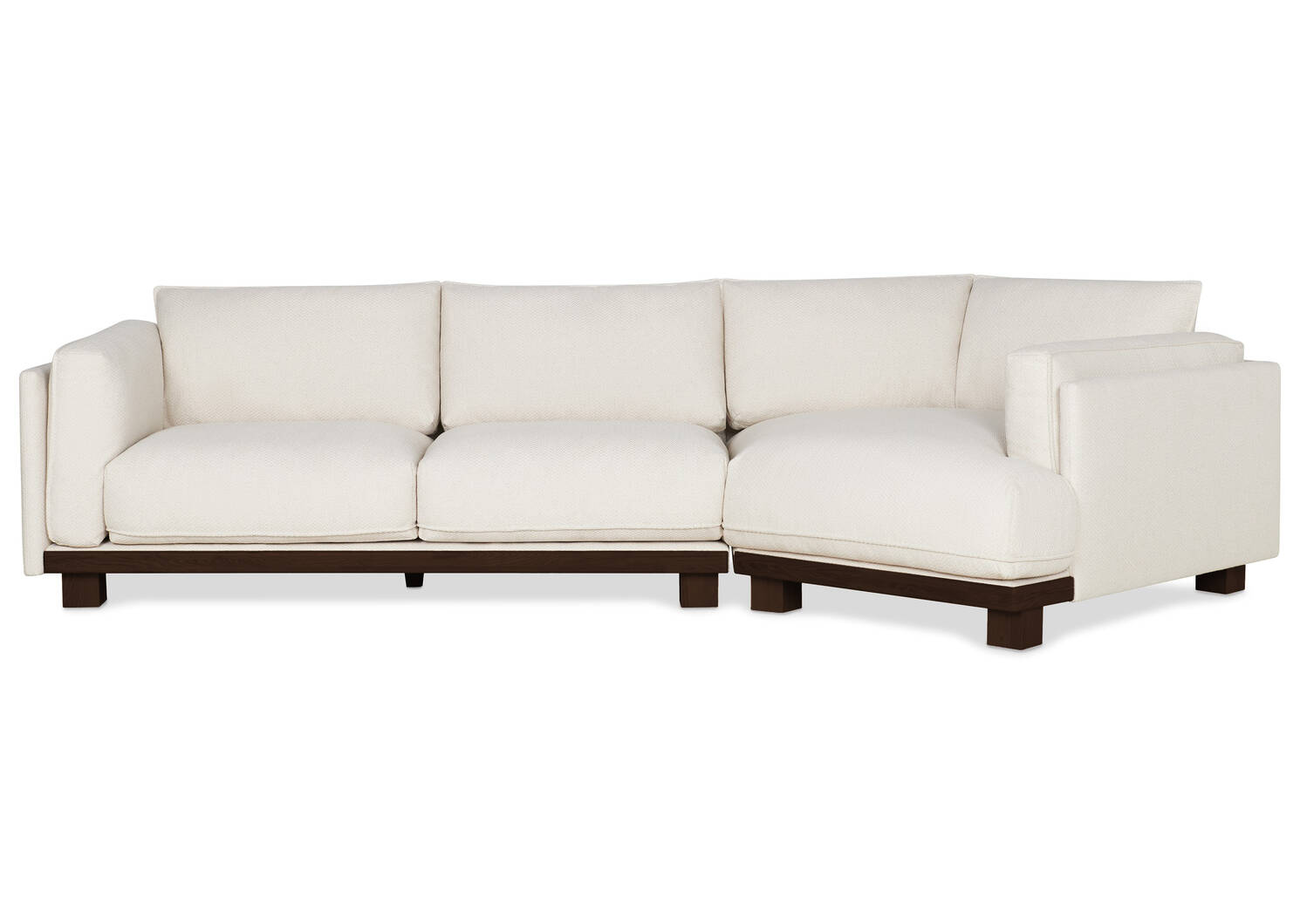Leighton Sectional Espresso Urban Barn