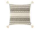 Lea Toss 20x20 Ivory/Black