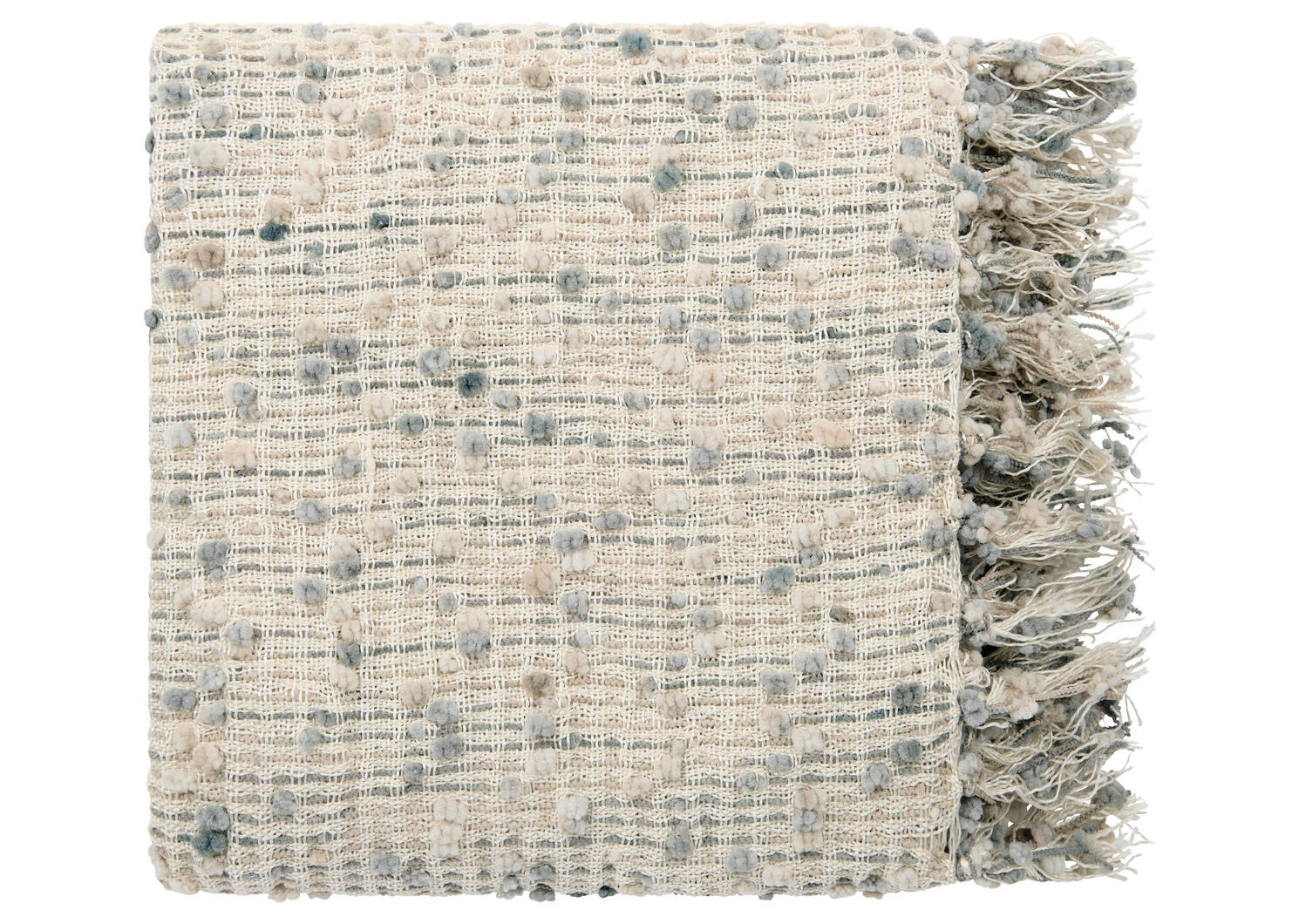 Jet&eacute; Nola ivoire/bleu/gris/sable