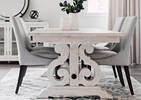 Churchill Ext Dining Table -Sutter Alabaster