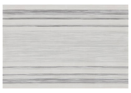 Palmetto Striped Placemat Grey
