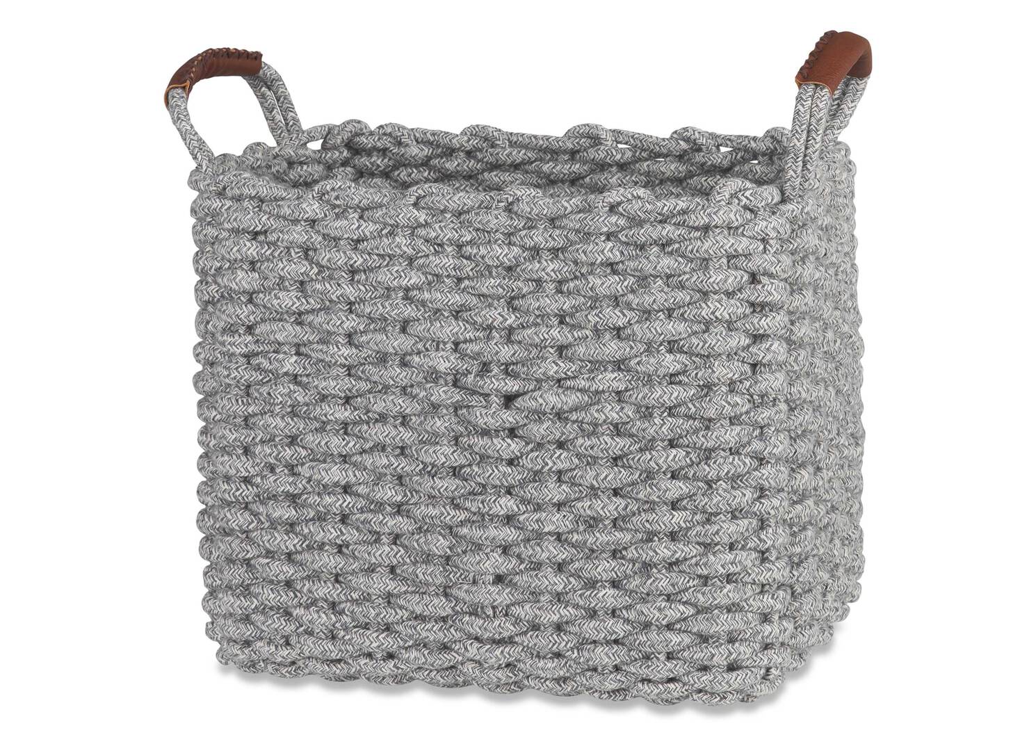 Corde Melange Basket Medium Grey