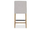 Tabouret Murdoch -Cyrilo argenté/faon