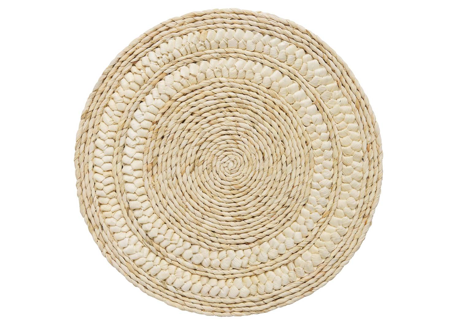 Napperon rond Mahi naturel