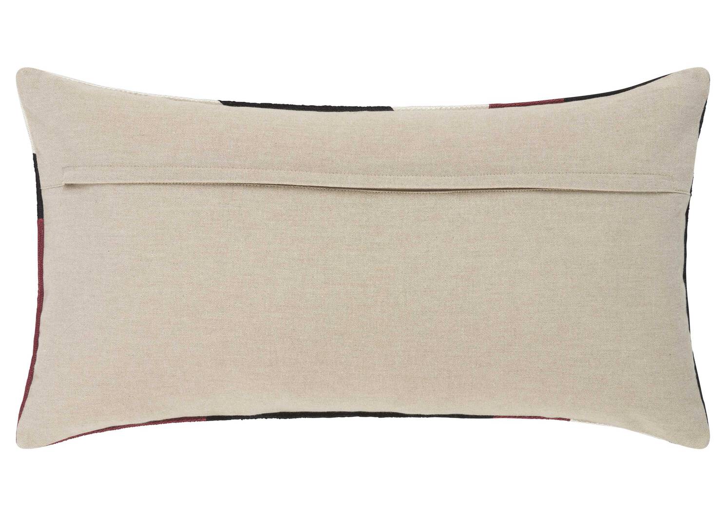 Coussin Palais 12x22 noir/ivoire/Porto