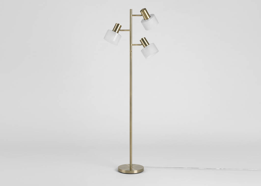 Arnett Floor Lamp Brass