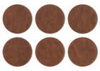 Ensemble de sous-verres Tenly cognac