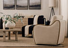 Renard Throw 50x60 Sand/Ivory
