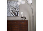 Lantern 5 Floor Lamp White/Nickel