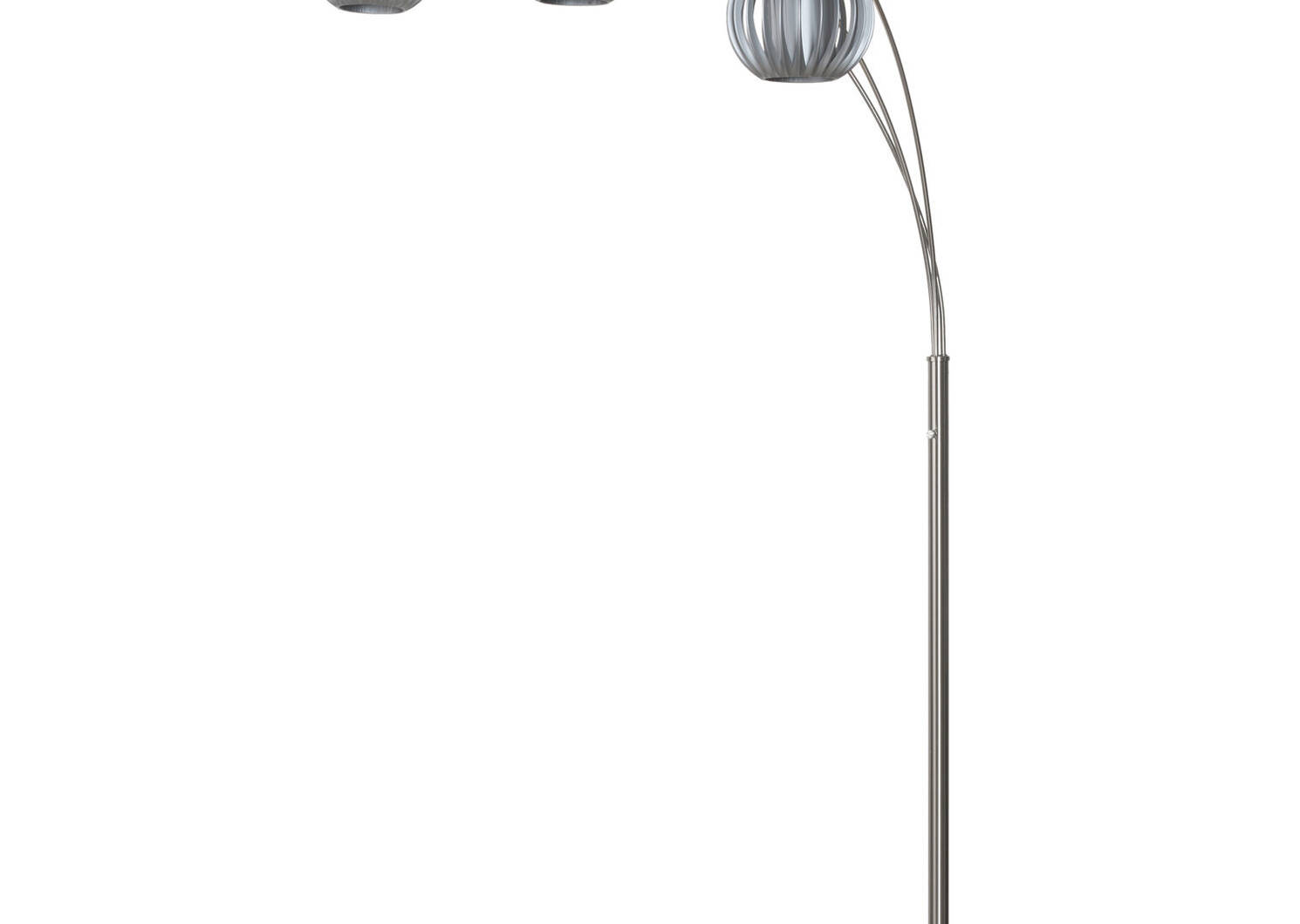 Lantern 3 Floor Lamp Grey/Nickel