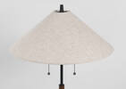 Cayley Table Lamp Walnut/Black