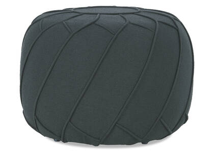 Scarlett Ottoman -Ella Charcoal