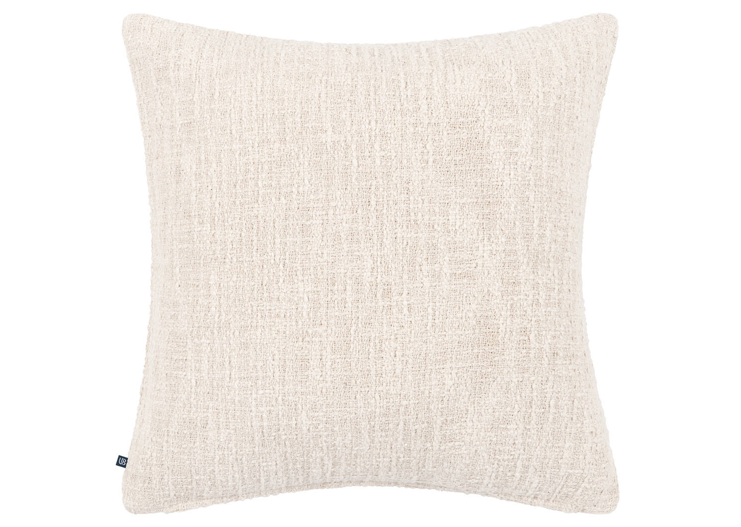 Coussin en coton Elisa 20x20 ivoire