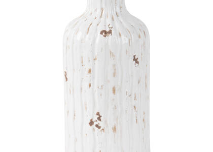 Grand vase Maliah blanc antique