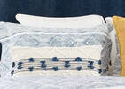 Kieran Duvet Set Queen Blue/White