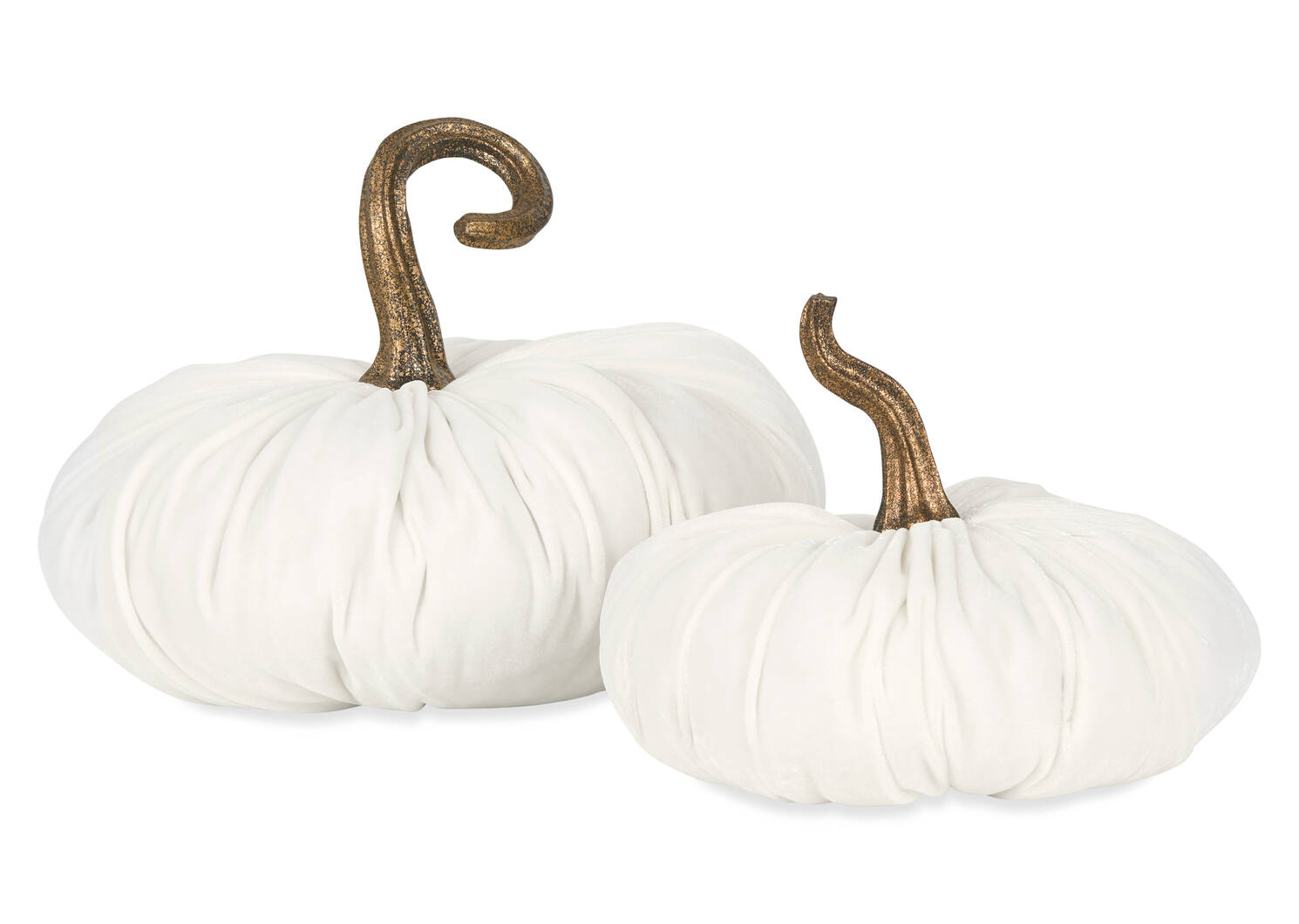Fable Flocked Pumpkin Large