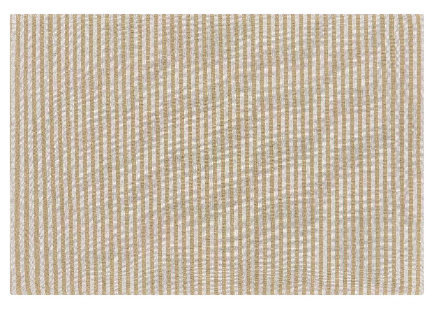 Beaumaris Stripe Placemat Sand/Natura