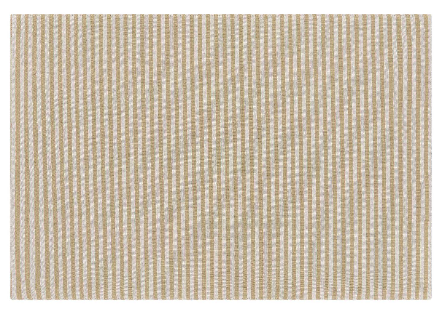 Beaumaris Stripe Placemat Sand/Natura