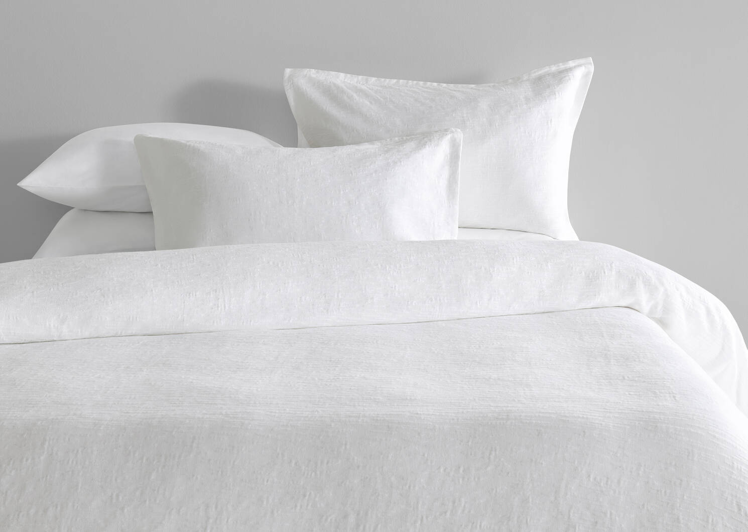 Vasto Cotton Duvet Set Queen White