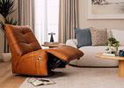 Durin Leather Power Recliner -Rin Cognac