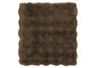 Zoey Faux Fur Throw Brown