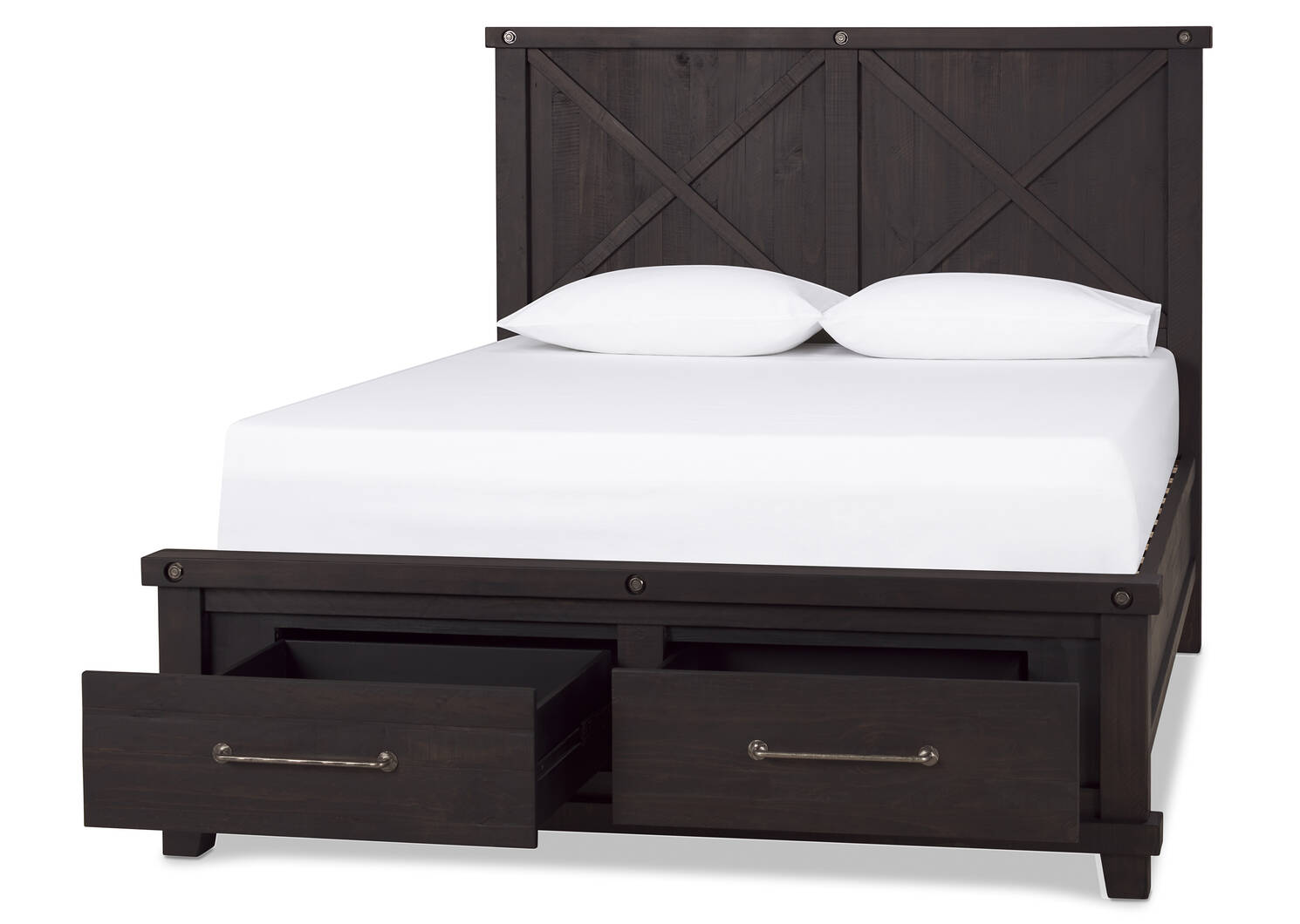 Ironside Storage Bed -Khal Café, QUEEN