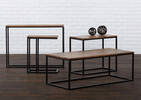 Table de bout Crosby -sheesham cuivre
