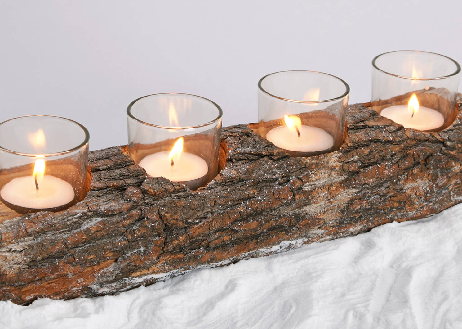 Woodlyn Tealight Holders - Natural