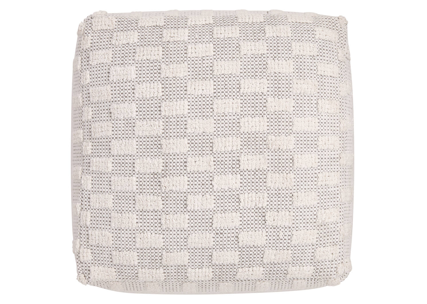 Adrian Pouf Natural/Grey