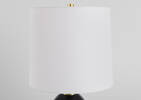Petite lampe de table Chance noire
