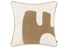 Coussin Mala 20x20 ivoire/savane