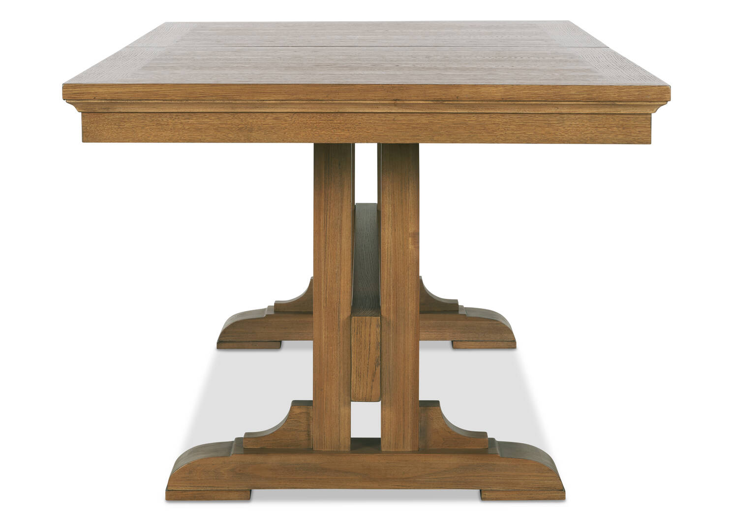 Edmond Ext Dining Table -Fawna Amber