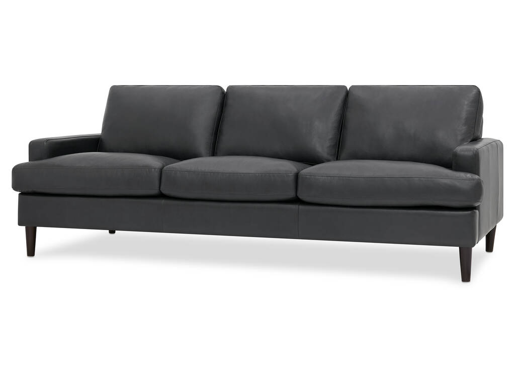 Canapé en cuir Savoy -Jett anthracite