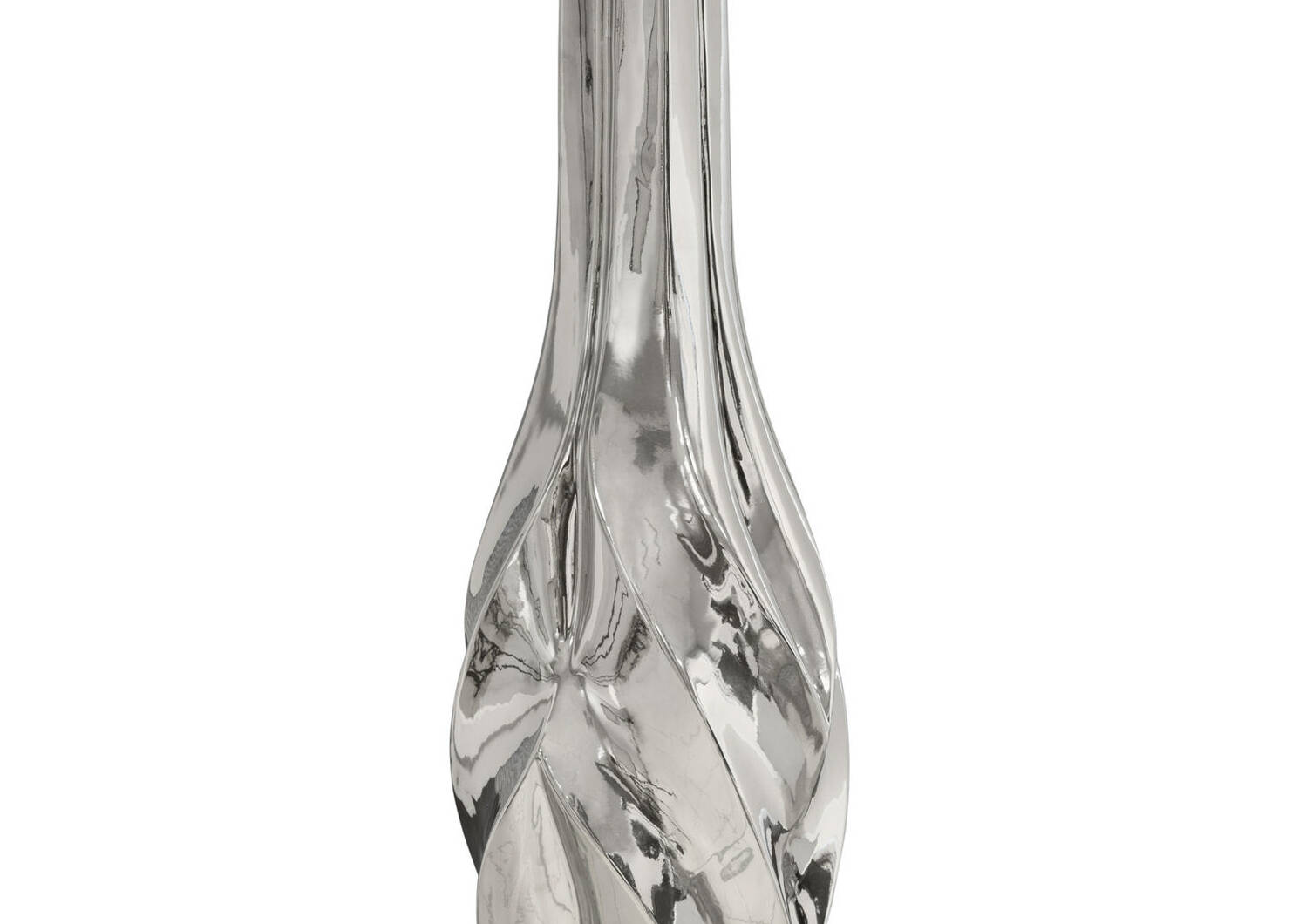 Grand vase Cherice argenté
