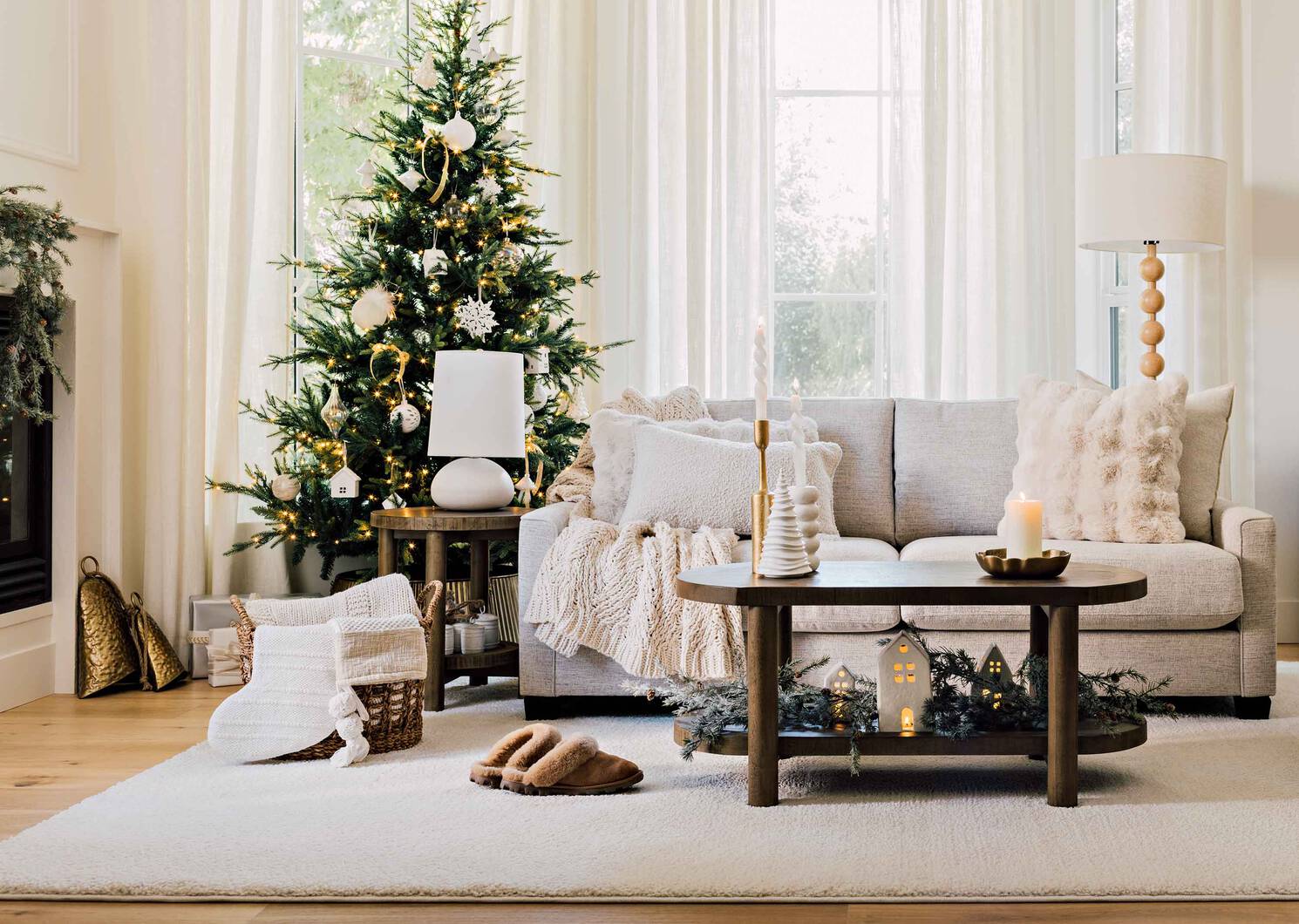 Cari Cotton Stocking Ivory