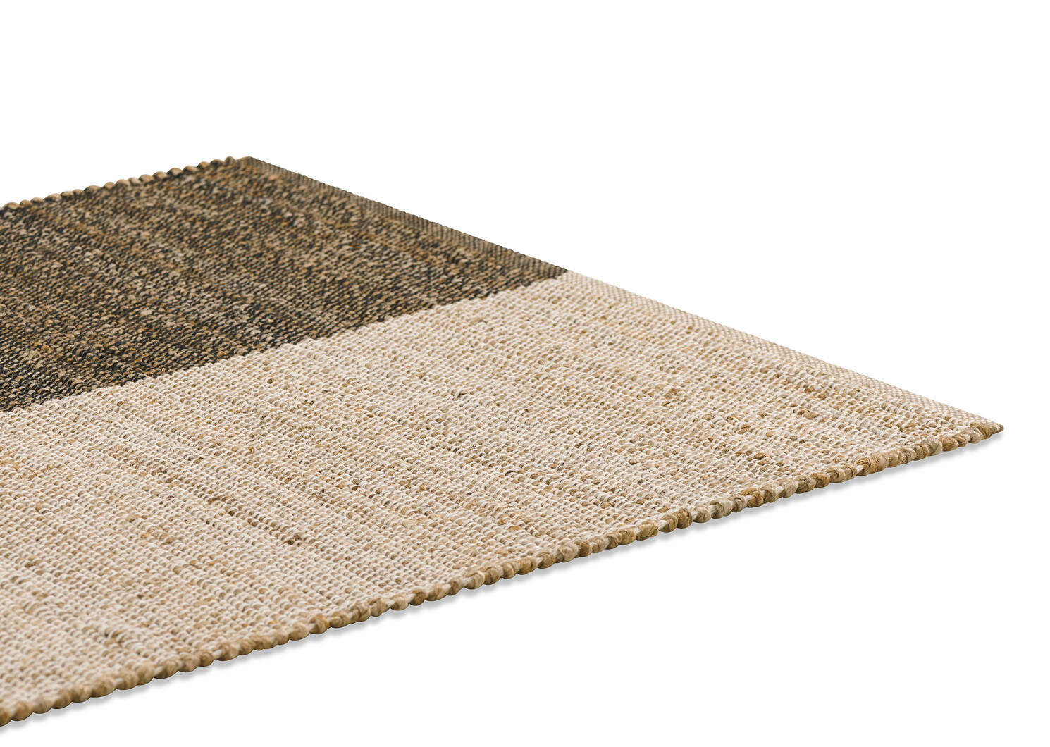 Tapis décoratif Jarrett 36x60 noir/sable