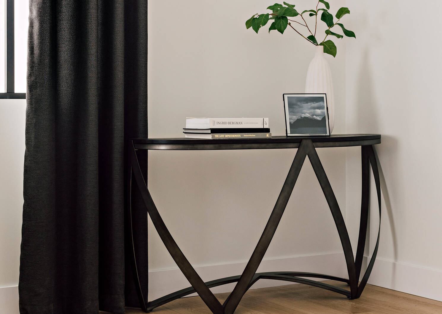 Table console Argyle -Reviv charbon