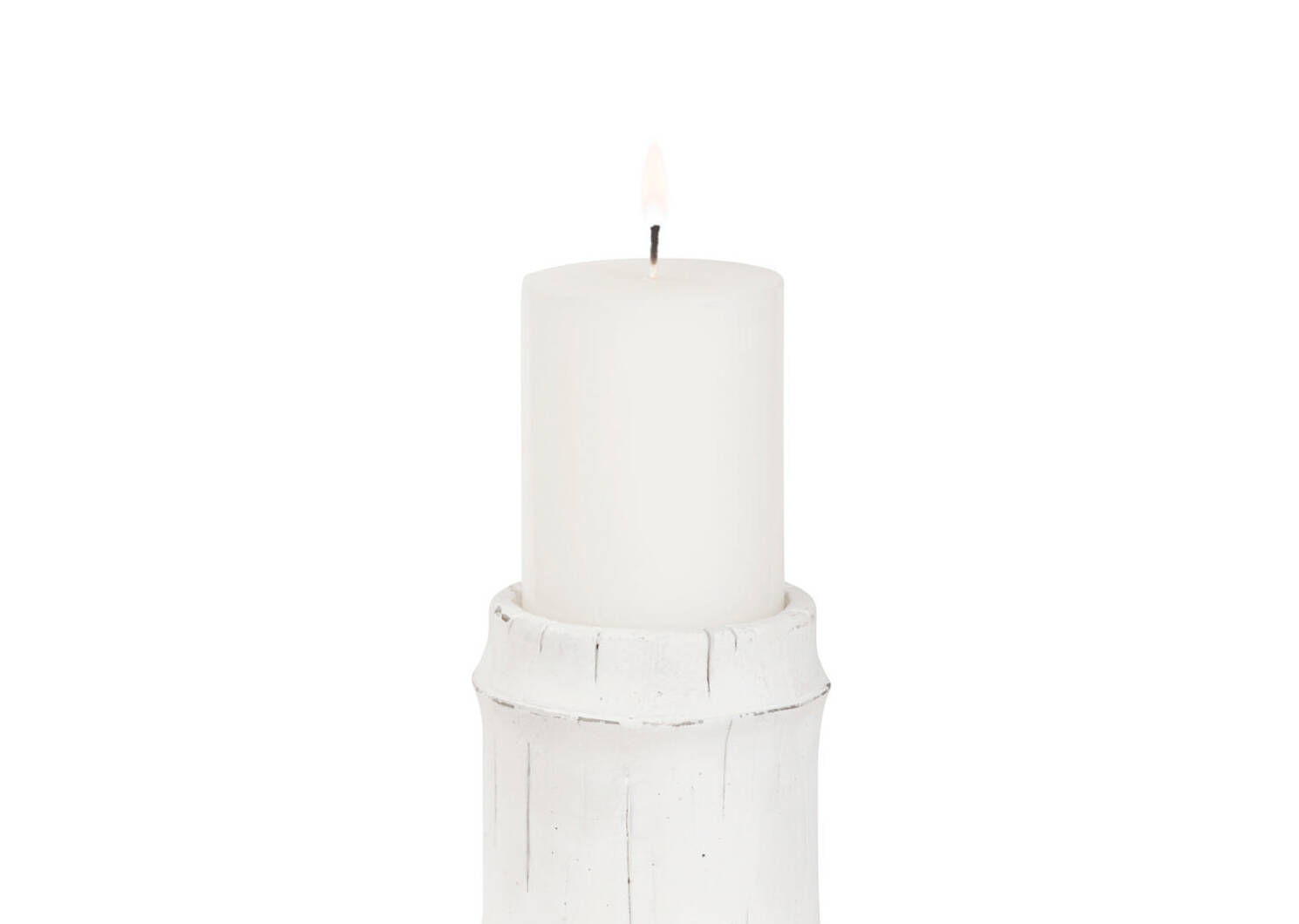 Mesa Candle Holders - White