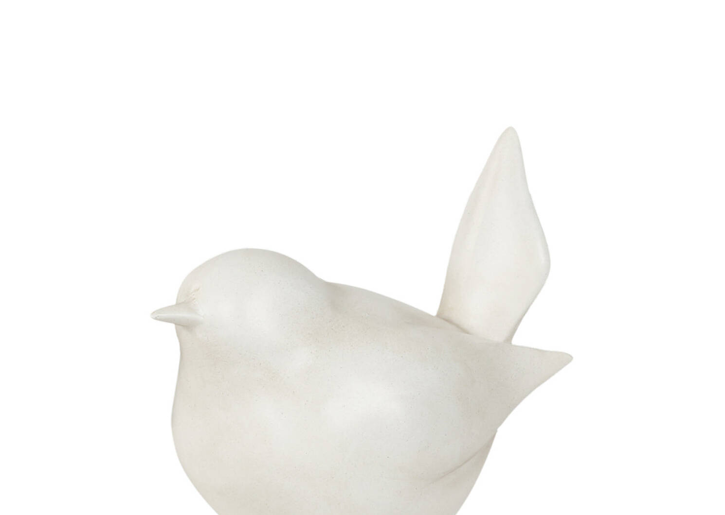 Petit oiseau décoratif Tissa blanc