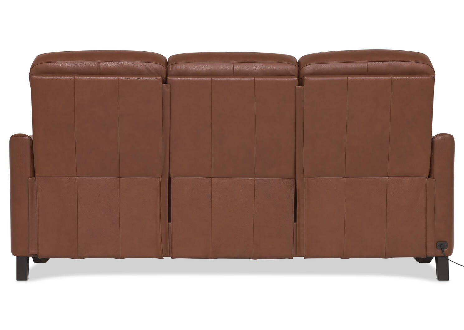 Nash Leather Reclining Sofa -Arlo Nutmeg