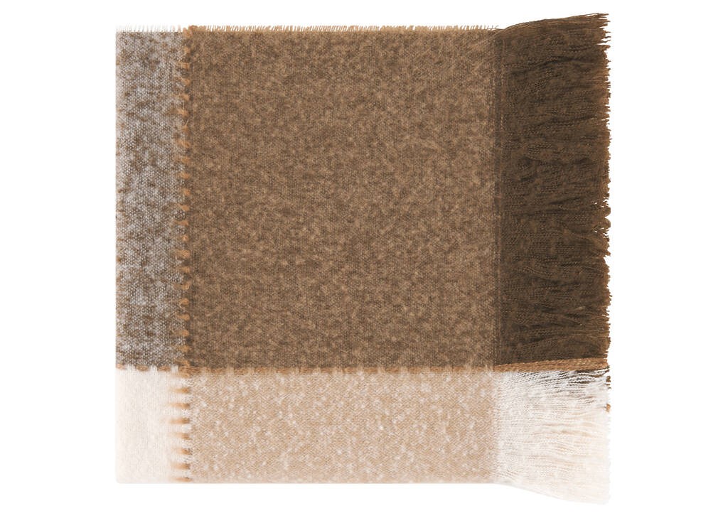 Eryn Patchwork Throw Iv/Caramel/Brown
