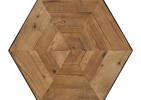 Hexagon Side Table -Pine
