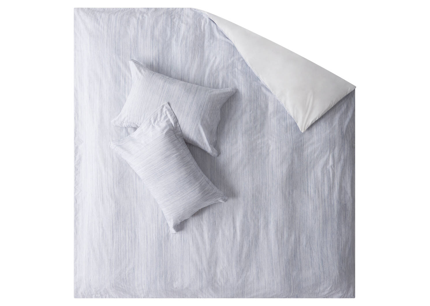 G ens. housse de couette Ellis min/blanc