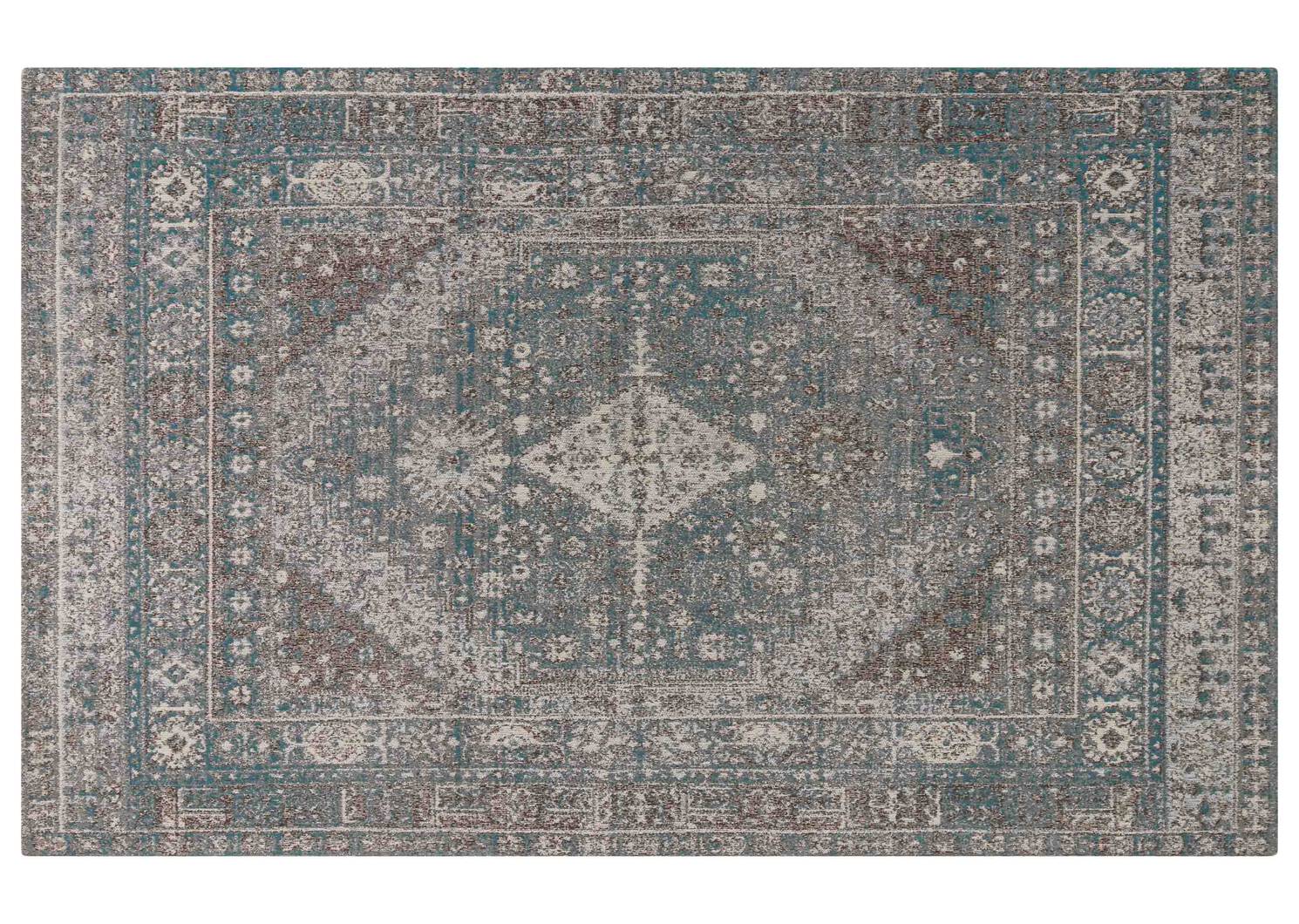 Tapis Legacy - gris/sarcelle