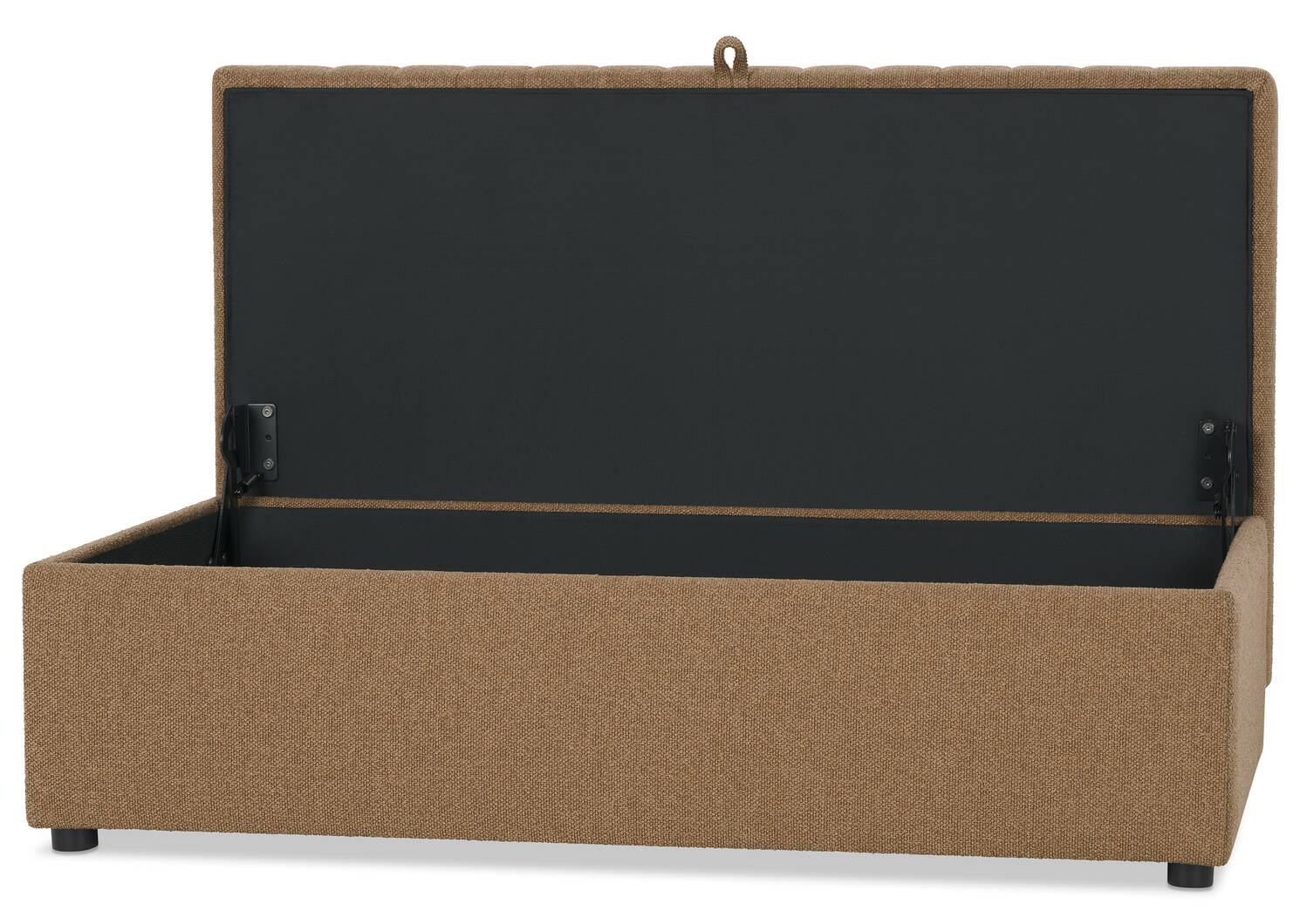 Lillian Storage Ottoman -Ruby Walnut
