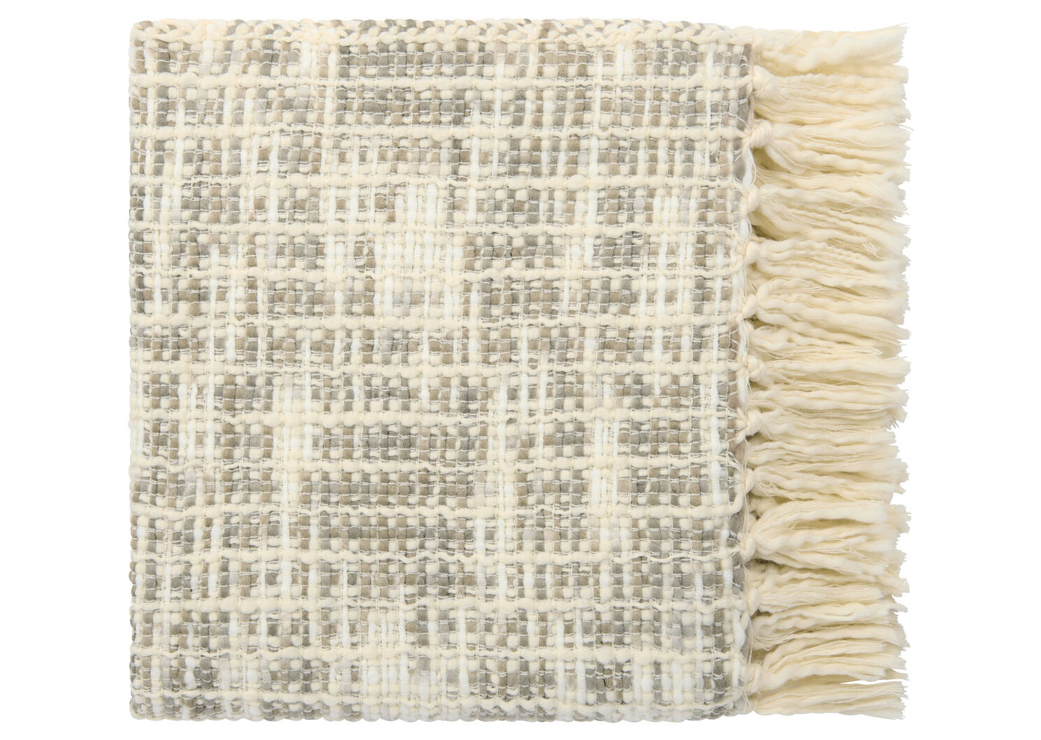 Mazie Throw Ivory/Sand/Grey