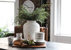 Petit vase Carmina blanc