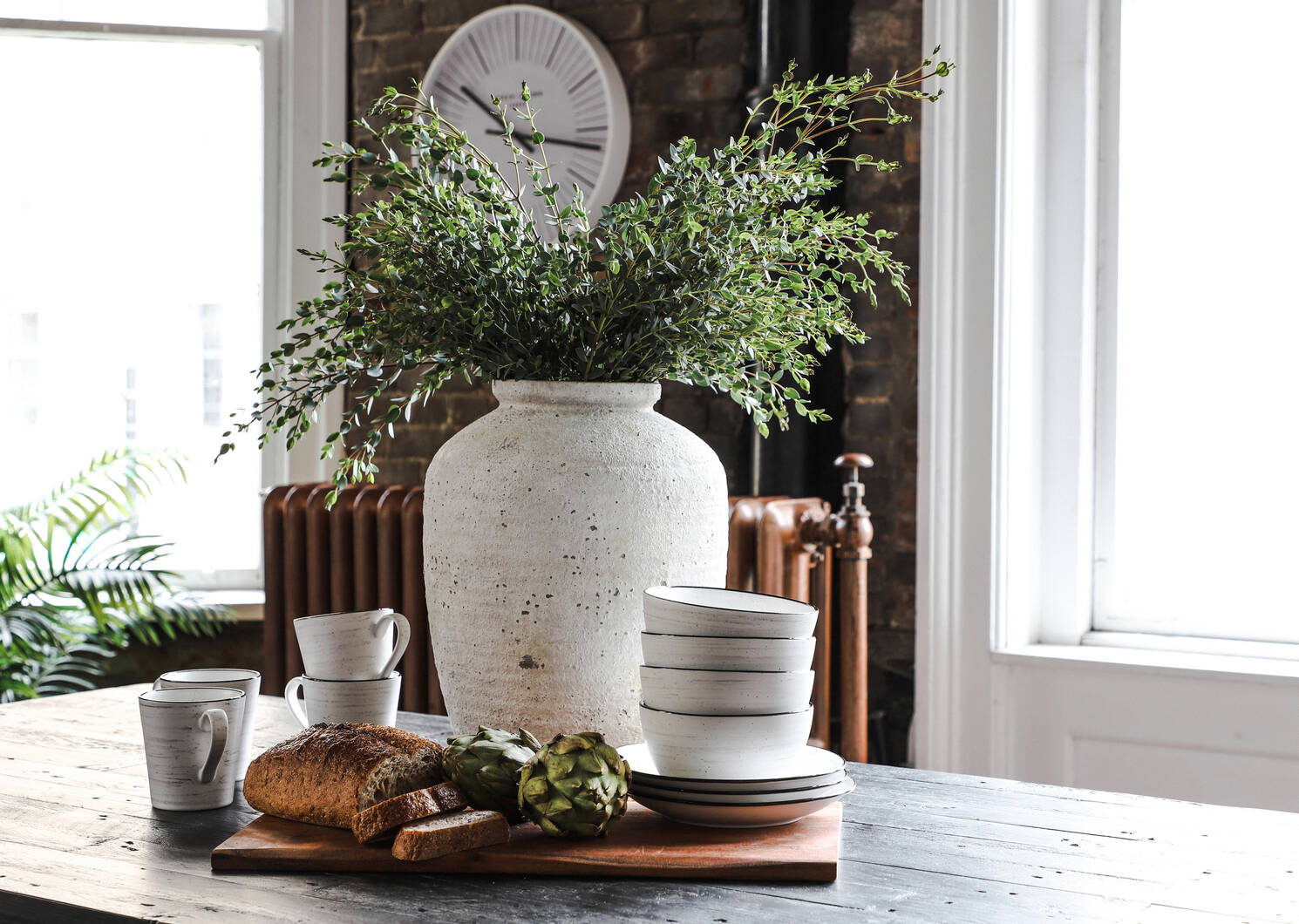 Petit vase Carmina blanc