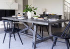 Ironside Ext Dining Table Rect -Smoke